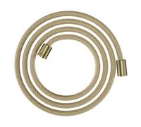 Hansgrohe hansgrohe Flexible de douche textile 2000, mut. double cyl., laiton brossé Quantité:1