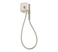 Hansgrohe hansgrohe FMS Axor Starck 120/120 carrée Module douchette encastrée, coin, nickel brossé Quantité:1