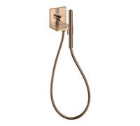 Hansgrohe hansgrohe FMS Axor Starck 120/120 mm Carré Module de douchette encastrée, coin, or rouge poli Quantité:1