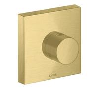 Hansgrohe hansgrohe FMS Axor Starck Trio/Quat. Robinet encastré à bouton-poussoir/déviateur, laiton brossé Quantité:1