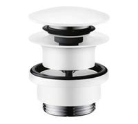 Hansgrohe hansgrohe Garniture de vidage Push-Open pour robinet lavabo et bidet, blanc mat Quantité:1