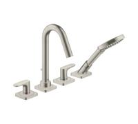 Hansgrohe hansgrohe Kit complet Axor Citterio M 4-L-BW-Rand-Arm, A 135mm, aspect inox Quantité:1