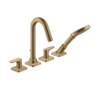 Hansgrohe hansgrohe Kit complet Axor Citterio M Mitigeur lavabo 4 trous bord, A 135 mm, brossé bronze Quantité:1