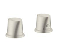 hansgrohe AXOR Starck Starck Organic, robinetterie de baignoire 2 trous avec thermostat, 12422800, Couleur: Acier inoxydable Optic