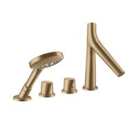 Hansgrohe hansgrohe Kit complet Axor Starck Organic 4-L-BW-Rand-Arm., avec thermostat, bronze brossé Quantité:1
