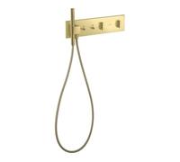 Hansgrohe hansgrohe Kit complet ShowerComposition UP-THM, 2 utilisateurs, laiton brossé Quantité:1
