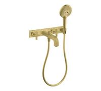 Hansgrohe hansgrohe Kit de montage Axor Citterio mitigeur bain 3 trous encastré, chromé brossé Quantité:1