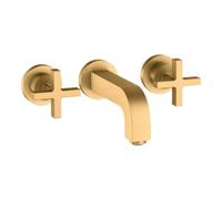 Hansgrohe hansgrohe Kit de montage Axor Citterio mitigeur lavabo encastré 3 trous, manette croix, brossé bronze Quantité:1