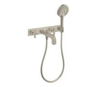 Hansgrohe hansgrohe Kit de montage Axor Citterio pour baignoire encastrée 3 trous, avec KrG, nickel brossé Quantité:1
