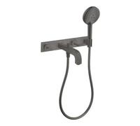 Hansgrohe hansgrohe Kit de montage Axor Citterio robinet baignoire encastré 3 trous, m HG, brossé bleu vc Quantité:1
