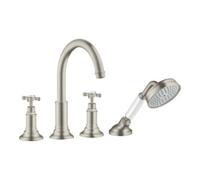 Hansgrohe hansgrohe Kit de montage Axor Montreux 4-L-BW-Rand-Arm, avec KrG, aspect acier inoxydable Quantité:1