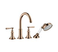 Hansgrohe hansgrohe Kit de montage Axor Montreux 4-L-BW-Rand-Arm., avec levier, poli or rouge Quantité:1