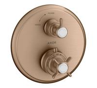 Hansgrohe hansgrohe Kit de montage Axor Montreux encastré, avec valve d'arrêt, croix, brossé or rouge Quantité:1