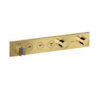 Hansgrohe hansgrohe Kit de montage Axor Select thermostat encastré, 3 sorties, or poli optic Quantité:1