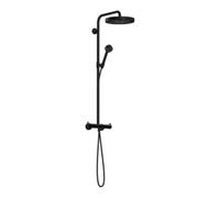 Hansgrohe AXOR One - Ensemble douche mural thermostatique, pomme 280 1-jet EcoSmart 8l/min noir