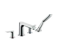 Hansgrohe hansgrohe Kit de montage complet Metris Robinet de baignoire 4 trous, chrome Quantité:1