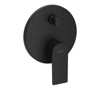 Hansgrohe hansgrohe Kit de montage complet Rebris E Mitigeur baignoire encastré 2 sorties, noir mat Quantité:1