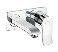 Hansgrohe hansgrohe Kit de montage Metris Bec 165 mm, Mitigeur lavabo encastré, chrome Quantité:1