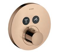 hansgrohe AXOR Starck ShowerSelect Thermostat rond à encastrer pour 2 consommateurs, 36723300