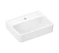 Hansgrohe hansgrohe Lavabo à main Xanuia Q 450x340mm, c/robinet, s/ trop-plein, SC, blanc Quantité:1