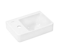Hansgrohe hansgrohe Lavabo mural Xelu Q 360x250mm, avec robinetterie, sans trop-plein, vidage à gauche, blanc Quantité:1