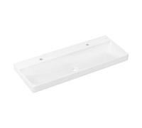 Hansgrohe hansgrohe Lavabo Xelu Q 1200x480 mm, avec 2 trous, sans trop-plein, blanc Quantité:1