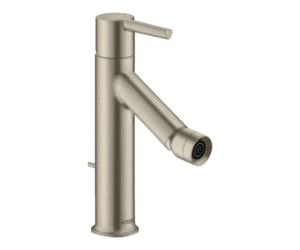 Hansgrohe hansgrohe Mélangeur monocommande bidet Axor Starck A 104 mm, m HG, tirette, inox brossé Quantité:1