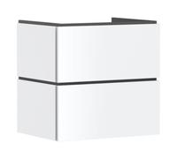 Hansgrohe hansgrohe Meuble sous lavabo Xilesa E 630x470 mm, 2 tiroirs, sans poussoir, blanc mat Quantité:1
