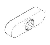 Hansgrohe hansgrohe Mitigeur bain et douche apparent Axor cache blanc Quantité:1