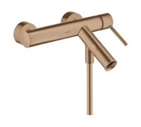 Hansgrohe hansgrohe Mitigeur bain monocommande Axor Starck AP, A 200 mm, avec poignée à broche, brossé or rose Quantité:1