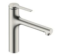 Hansgrohe hansgrohe Mitigeur de cuisine monocommande Zesis M33, longueur de sortie jusqu’à 600 mm, finition ES Quantité:1