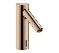 Hansgrohe hansgrohe Mitigeur électronique de lavabo Axor Starck m, temp. préréglée, pile, poli or rose Quantité:1