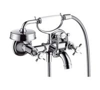 Hansgrohe hansgrohe Mitigeur évier à deux poignées Axor Montreux AP, bec 224 mm, poignées croisées, chrome Quantité:1
