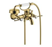 Hansgrohe hansgrohe Mitigeur évier deux poignées Axor Montreux AP, H 224 mm, levier, opt. or poli Quantité:1