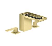 Hansgrohe hansgrohe Mitigeur lavabo 3 trous 110 Axor MyEdition A 150 mm, avec vidage poussoir, sans plaque, brossé brun Quantité:1
