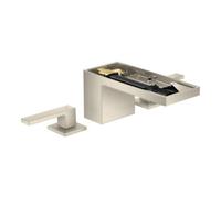 Hansgrohe hansgrohe Mitigeur lavabo 3 trous 70 Axor MyEdition A 151 mm, avec vidage poussoir, sans plaque, nickel brossé Quantité:1