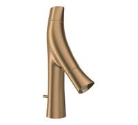 Hansgrohe hansgrohe Mitigeur lavabo à deux poignées 80 Axor Starck Organic A 116 mm, avec tirette, bronze brossé Quantité:1