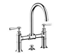 Hansgrohe Mitigeur de lavabo Axor Montreux 16511000 Chromé, poignée à levier, garniture de vidage