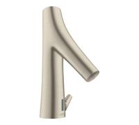 Hansgrohe hansgrohe Mitigeur lavabo électronique Axor Starck Organic avec régulation température, batterie, inox brossé Quantité:1