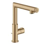 Hansgrohe hansgrohe Mitigeur lavabo mono-commande 220 Axor Uno Sel. A 160mm, avec vidage, bronze brossé Quantité:1