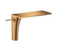 Hansgrohe hansgrohe Mitigeur lavabo monocommande 220 Axor Massaud A 200mm, sans garniture, or brossé optique Quantité:1