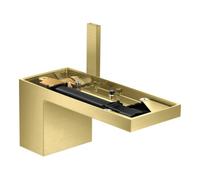 Hansgrohe hansgrohe Mitigeur lavabo monocommande 70 Axor MyEdition A 151 mm, avec vidage push-open, sans plaque, brossé brun Quantité:1