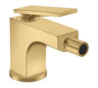 hansgrohe AXOR Citterio Mitigeur de bidet, garniture de vidage à tirette, saillie 110mm, 39214250, Couleur: Optique or brossé