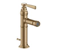 Mitigeur de bidet AXOR Montreux à levier unique de la taille d'une main, avec poignée à levier et vide-poche, 16526140, Couleur: Bronze brossé