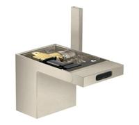 Hansgrohe hansgrohe Mitigeur monocommande bidet Axor MyEdition A 121 mm, avec vidage, sans plaque, nickel brossé Quantité:1