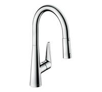 Hansgrohe hansgrohe Mitigeur monocommande évier 200 Talis M51 EcoSmart avec douchette extractible, 2 jets, sBox, chrome Quantité:1