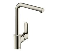 Hansgrohe hansgrohe Mitigeur monocommande évier 280 Focus M41 EcoSmart 1jet, 4,7 l/min, aspect acier inoxydable Quantité:1