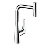 Hansgrohe hansgrohe Mitigeur monocommande évier 300 Talis Select M51 avec bec extractible, 1 jet, aspect acier inoxydable Quantité:1