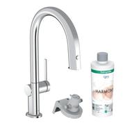 Hansgrohe hansgrohe Mitigeur monocommande évier Aqittura M91 avec bec extractible, 1 an, sBox, kit de démarrage, chromé Quantité:1