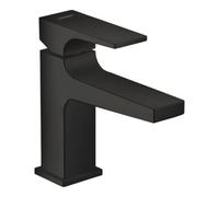 Hansgrohe hansgrohe Mitigeur monocommande lavabo 100 Metropol m HG, poussoir, bec 127 mm, mat noir Quantité:1